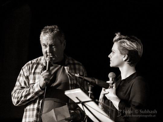 Gerhard Scholz und Nina Fian (Foto: Subhash)