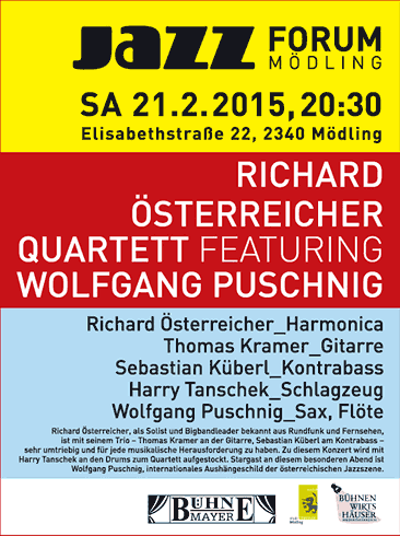 Richard Österreicher Quartett feat. Wolfgang Puschnig